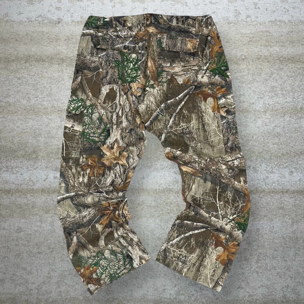 Vintage 90s Realtree Tactical Pants 38x30 Baggy Wide Leg Fit Hunting Camo Cargos - Picture 1 of 6